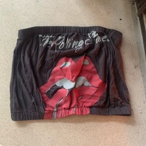 Rolling stones bandeau top